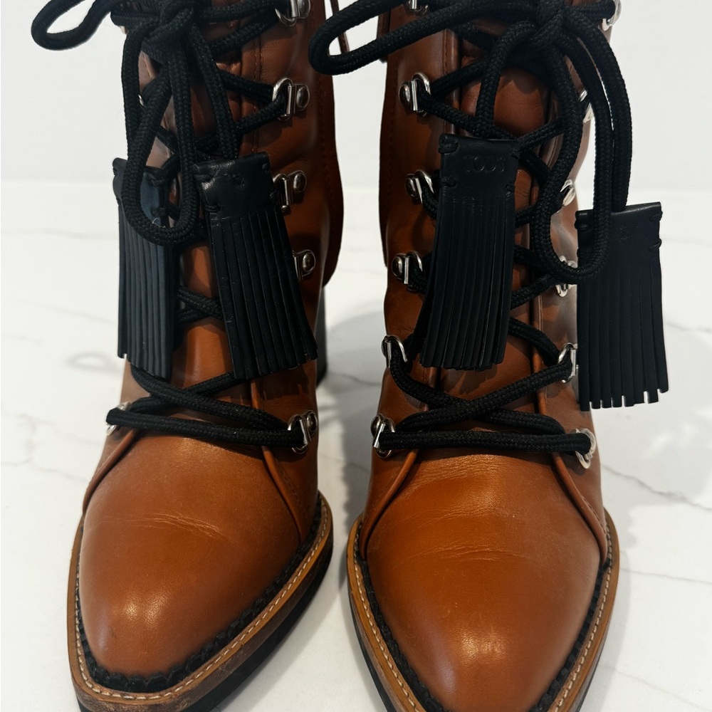 Tod’s Leather Lace-Up Women's Boots
